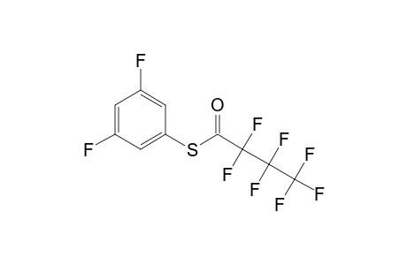 3,5-Difluorothiophenol, S-heptafluorobutyryl-