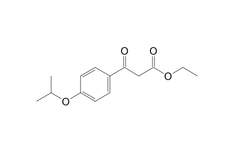 (p-Isopropoxybenzoyl)acetic acid, ethyl ester