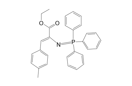 A-Triphenylphosphoranylideneamino-4-methyl-cinnamic acid, ethyl ester