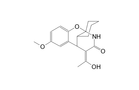 (17Z)-17-(1-hydroxyethylidene)-6-methoxy-2-oxa-15-azatetracyclo[7.5.3.0~1,10~.0~3,8~]heptadeca-3,5,7-trien-16-one