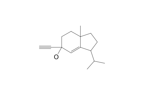 1-ETHYNYL-6-METHYL-9-(1-METHYLETHYL)-BICYCLO-[4.3.0]-NON-1-EN-3-OL