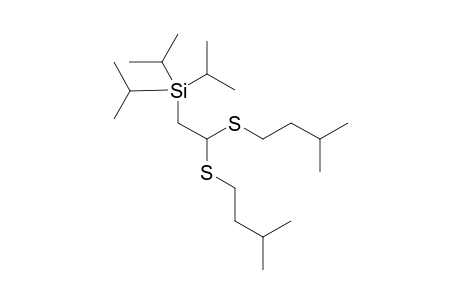 2,2-bis(isopentylsulfanyl)ethyl-triisopropyl-silane