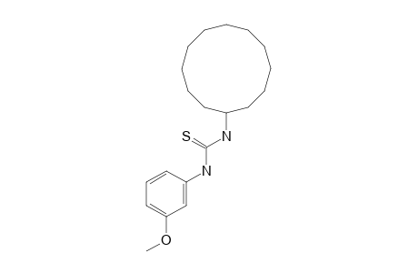 1-cyclododecyl-3-(m-methoxyphenyl)-2-thiourea