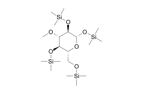 .beta.-D-Glucopyranose, 3-O-methyl-1,2,4,6-tetrakis-O-(trimethylsilyl)-