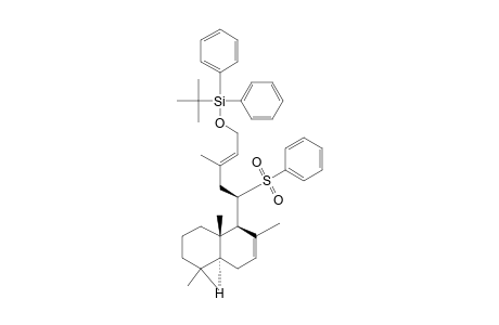 (11R,13E)-11-Benzenesulfonyl-15-(tert-butyldiphenylsilyloxy)labda-7,13-diene