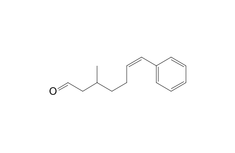 (+-)-(Z)-3-methyl-7-phenyl-6-heptenal