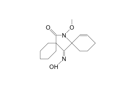 7-HYDROXYIMINO-14-METHOXY-14-AZADISPIRO-[5.1.5.2]-PENTADEC-9-ENE-15-ONE