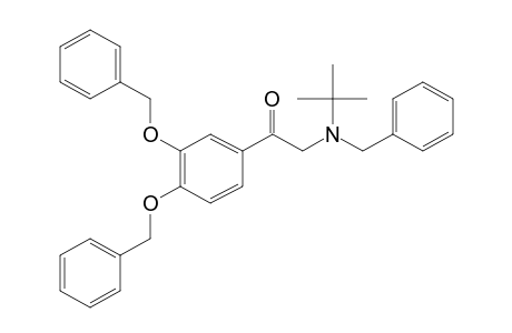 2-(benzyl-tert-butylamino)-3',4'-bis(benzyloxy)acetophenone