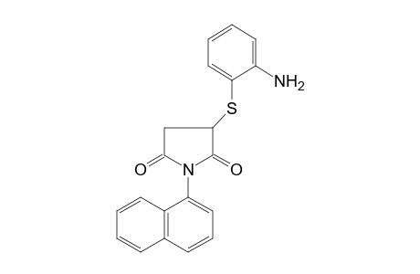 2-[(o-aminophenyl)thio]-N-1-naphthylsuccinimide