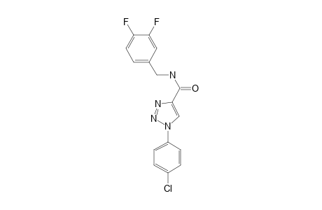 1-(4-Chlorophenyl)-N-[(3,4-difluorophenyl)methyl]-1,2,3-triazole-4-carboxamide