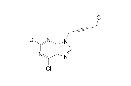 N9-(4'-CHLORO-2'-BUTYNYL-1'-YL)-2,6-DICHLORO-PURINE