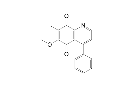 6-Methoxy-7-methyl-4-phenylquinoline-5,8-dione