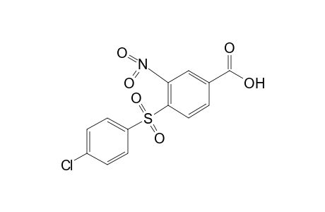 4-[(p-chlorophenyl)sulfonyl]-3-nitrobenzoic acid