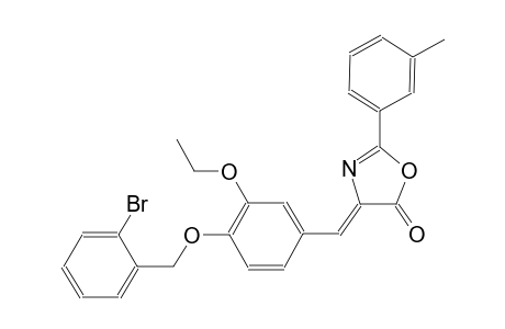 (4Z)-4-{4-[(2-bromobenzyl)oxy]-3-ethoxybenzylidene}-2-(3-methylphenyl)-1,3-oxazol-5(4H)-one