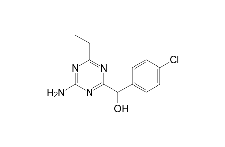 1,3,5-Triazine-2-methanol, 4-amino-.alpha.-(4-chlorophenyl)-6-ethyl-