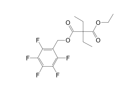 Diethylmalonic acid, ethyl pentafluorobenzyl ester