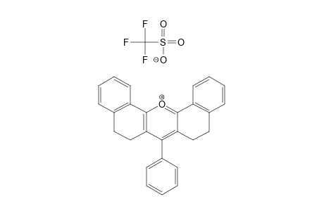 7-phenyl-5,6,8,9-tetrahydrodibenzo[c,h]xanthylium trifluoromethane sulfonate