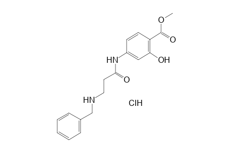 4-[3-(BENZYLAMINO)PROPIONAMIDO]SALICYLIC ACID, METHYL ESTER, MONOHYDROCHLORIDE