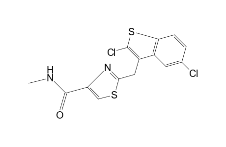 2-[(2,5-dichlorobenzo[b]thien-3-yl)methyl]-N-methyl-4-thiazolecarboxamide