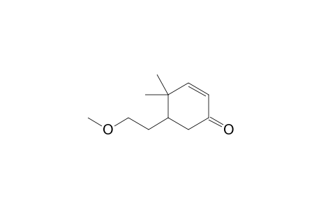 5-(2-METHOXYETHYL)-4,4-DIMETHYLCYCLOHEX-2-ENONE