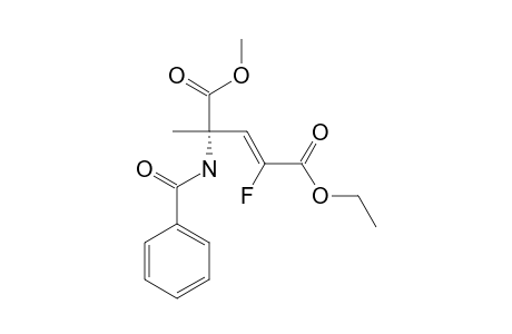 (+/-)-(3-Z)-ALPHA-METHYL-GAMMA-ETHYL-N-BENZOYL-4-FLUORO-2-METHYL-3,4-DEHYDRO-GLUTAMATE