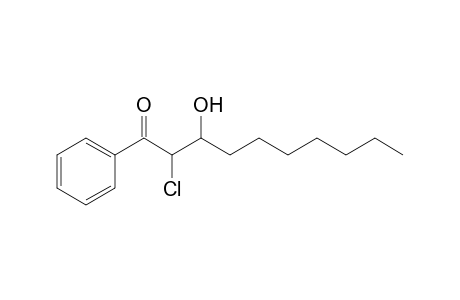 2-Chloro-3-hydroxy-1-phenyldecan-1-one