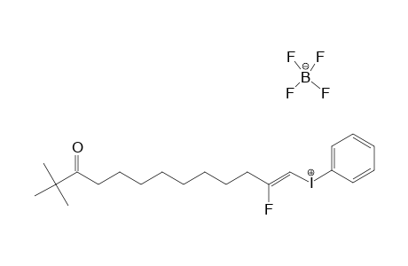 (Z)-12,12-DIMETHYL-2-FLUORO-11-OXO-1-TRIDECENYL-(PHENYL)-IODONIUM-TETRAFLUOROBORATE