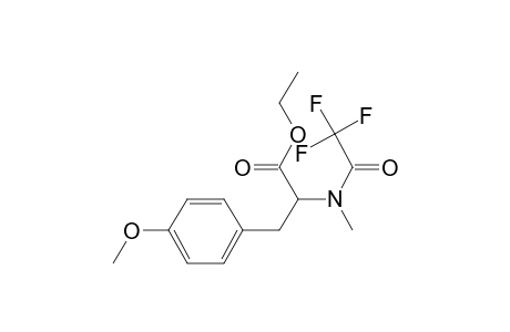 L-Tyrosine, N-trifluoroacetyl-N,o-dimethyl-, ethyl ester