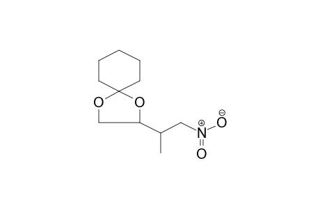 2-(1-Methyl-2-nitro-ethyl)-1,4-dioxa-spiro[4.5]decane
