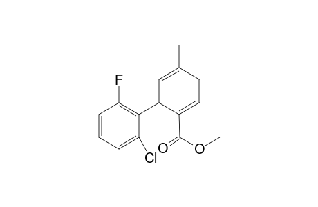 Methyl 6-(2'-chloro-6'-fluorophenyl)-4-methylcyclohexa-1,4-diene-1-carboxylate