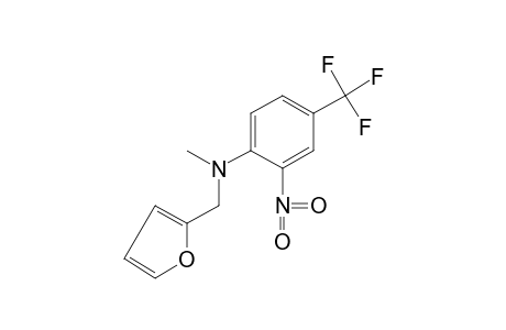 N-METHYL-N-(2-NITRO-alpha,alpha,alpha-TRIFLUORO-p-TOLYL)FURFURYLAMINE