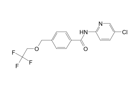 N-(5-chloro-2-pyridinyl)-4-[(2,2,2-trifluoroethoxy)methyl]benzamide