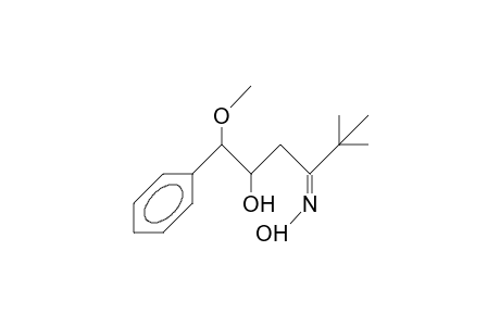 (5Sr, 6RS)-5-hydroxy-6-methoxy-2,2-dimethyl-6-phenyl-hexan-3-one oxime