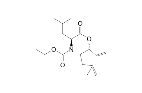 (1'S,2S)-2-[(Ethoxycarbonyl)amino]-4-methylpentanoic acid 1-vinylpent-4-enyl ester