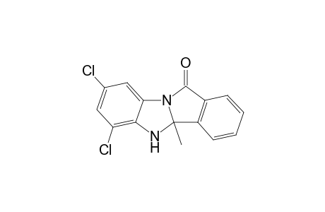 6,8-DICHLORO-4B,5-DIHYDRO-4B-METHYL-11H-ISOINDOLO-[2,1-A]-BENZIMIDAZOL-11-ONE