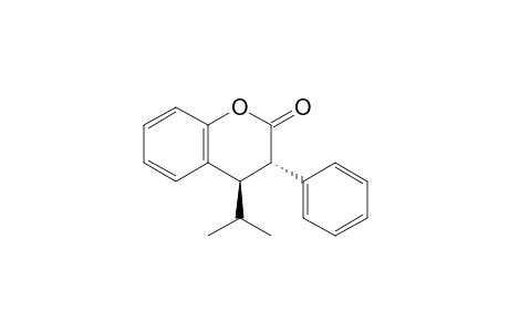 trans-3-Phenyl-4-isopropyl-3,4-dihydro-coumarin