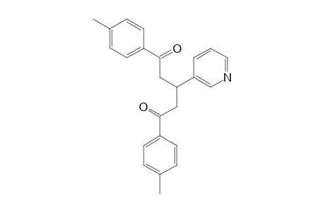 1,5-di-p-tolyl-3-(3-pyridyl)-1,5-pentanedione