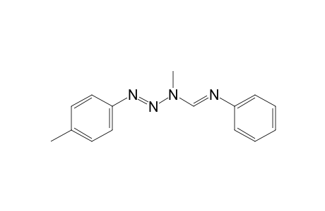 N-methyl-N'-phenyl-N-(p-tolylazo)formamidine