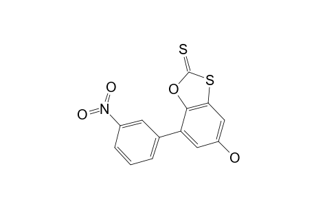 Benz[d]oxatiolane-2-thione, 5-hydroxy-7-(3-nitrophenyl)-