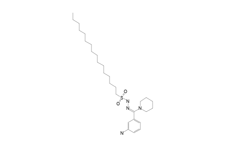 1-hexadecanesulfonic acid, (m-amino-alpha-piperidinobenzylidene)hydrazide