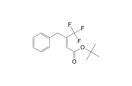 (Z)-3-benzyl-4,4,4-trifluoro-but-2-enoic acid tert-butyl ester