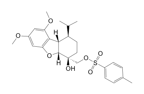 [(1R,4S,4aR,9bS)-4-hydroxy-1-isopropyl-7,9-dimethoxy-2,3,4a,9b-tetrahydro-1H-dibenzofuran-4-yl]methyl 4-methylbenzenesulfonate