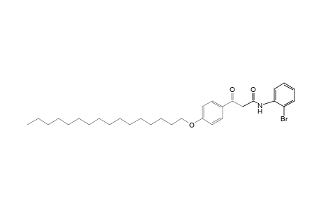 2'-bromo-2-[p-(hexadecyloxy)benzoyl]acetanilide