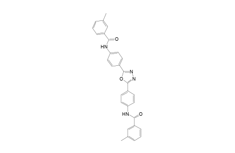 2,5-Bis[4-(3-methylbenzamido)phenyl]-1,3,4-oxadiazole