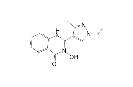 2-(1-ethyl-3-methyl-1H-pyrazol-4-yl)-3-hydroxy-2,3-dihydro-4(1H)-quinazolinone