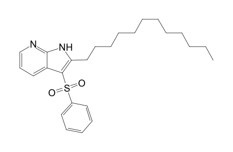 3-(Benzenesulfonyl)-2-dodecyl-1H-pyrrolo[2,3-b]pyridine