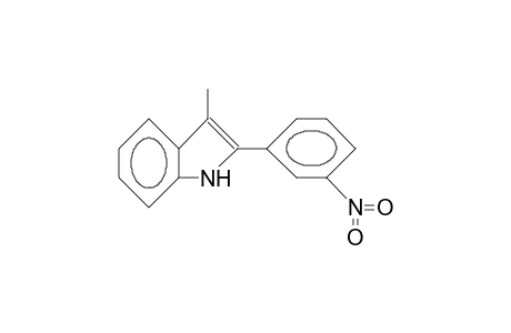 1H-Indole, 3-methyl-2-(3-nitrophenyl)-