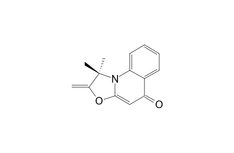 1,1-DIMETHYL-2-METHYLENE-2,3-DIHYDRO-OXAZOLO-[3,2-A]-CHINOLIN-5-ONE