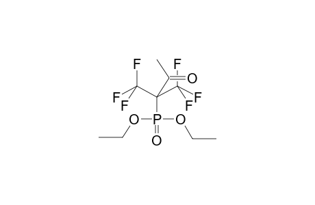 O,O-DIETHYL(2-TRIFLUOROMETHYL-1,1,1-TRIFLUORO-3-OXOBUT-2-YL)PHOSPHONATE