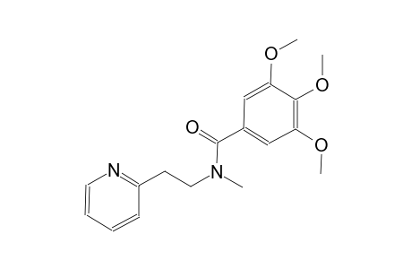 3,4,5-trimethoxy-N-methyl-N-[2-(2-pyridinyl)ethyl]benzamide